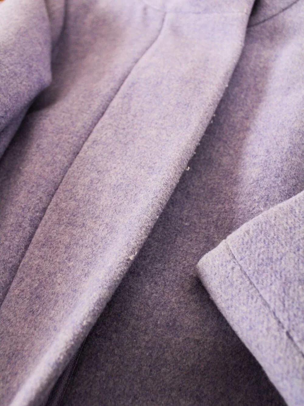J. Crew Factory Cocoon Lavender Pea Coat Size 6 - GUC - Picture 8 of 11